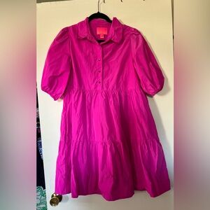 EUC Lilly Pulitzer Crissa Swing Dress - Large - Elderberry